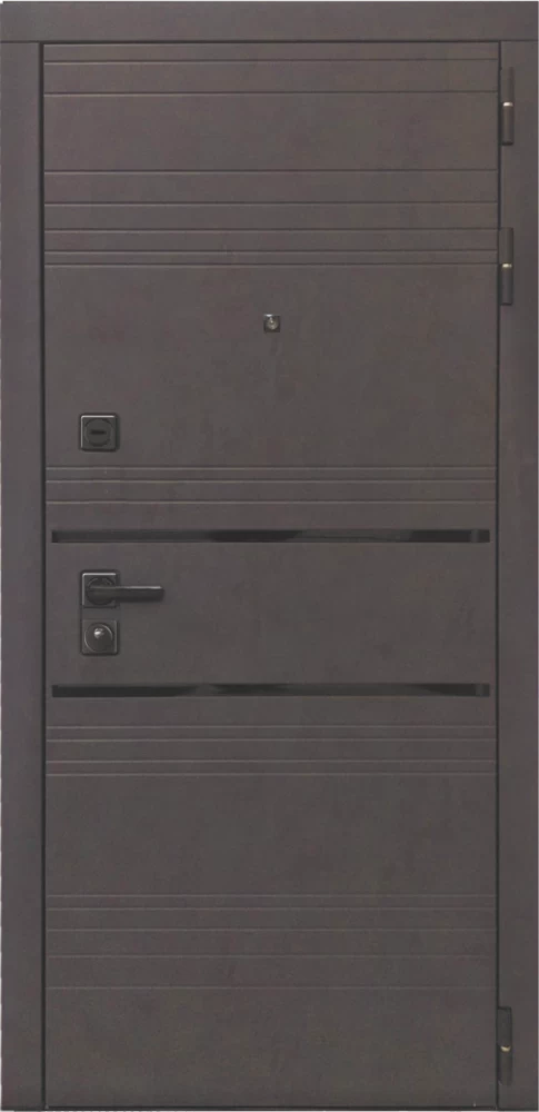 Входная дверь ДвериПРО L-43 ФЛ-185 (10мм, ПВХ ясень белый) DPRO196640 внешняя сторона