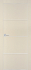 Межкомнатная дверь PX-2  AL кромка с 4-х ст. Бежевый матовый